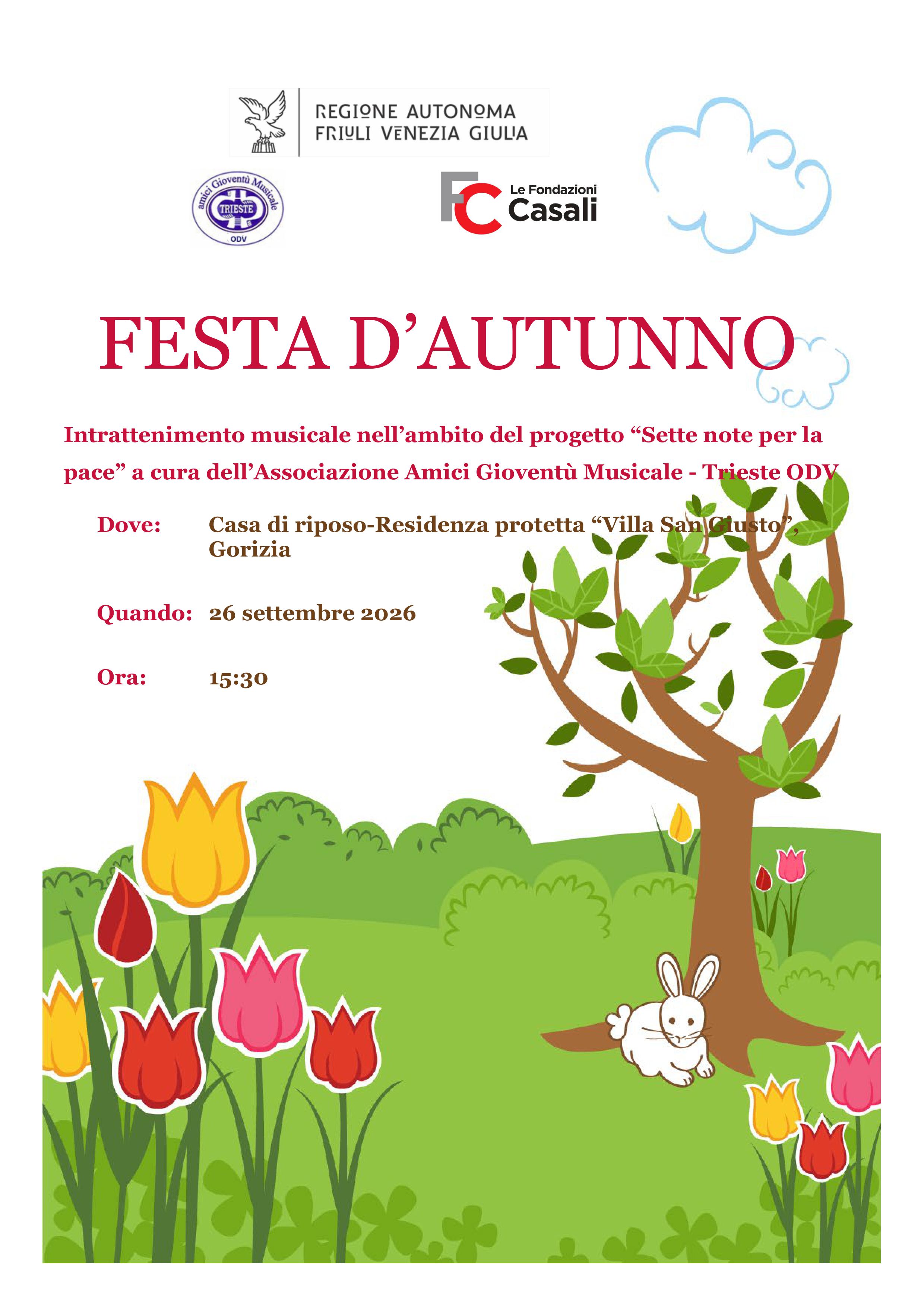 Locandina Festa d'autunno